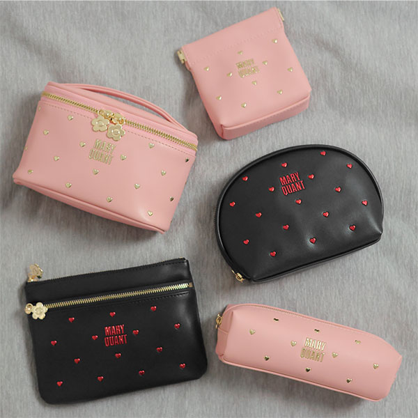 ハートフロート スクエアペンケース（ブラック）