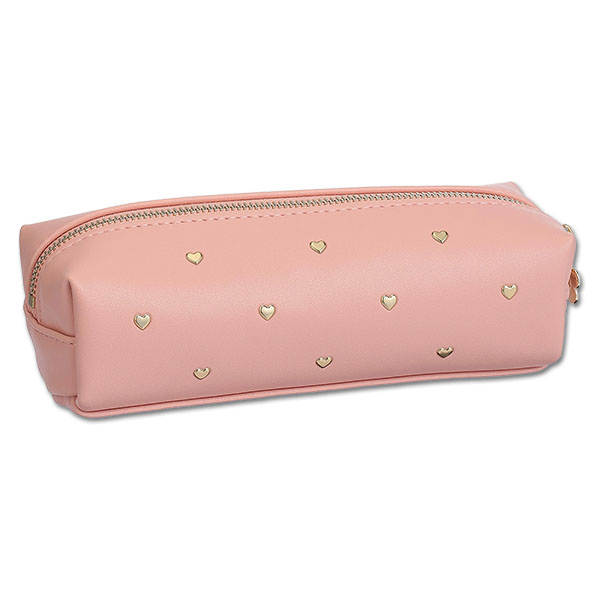 ハートフロート スクエアペンケース（ピンク）