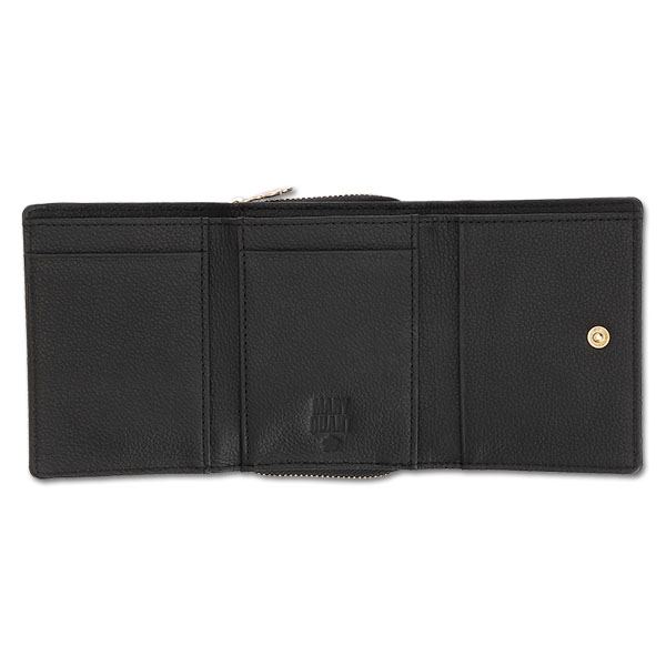 ハートフロート ミニウォレット（ブラック）