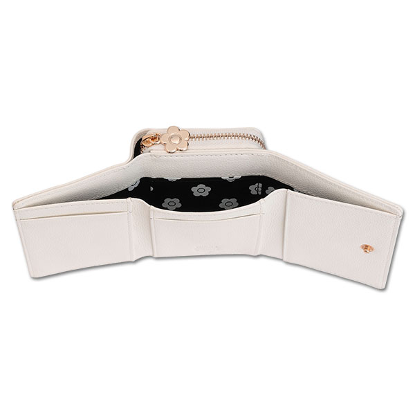 ハートフロート ミニウォレット（ホワイト）