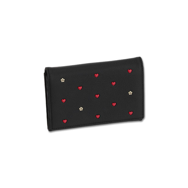 ハートフロート カードケース（ブラック）