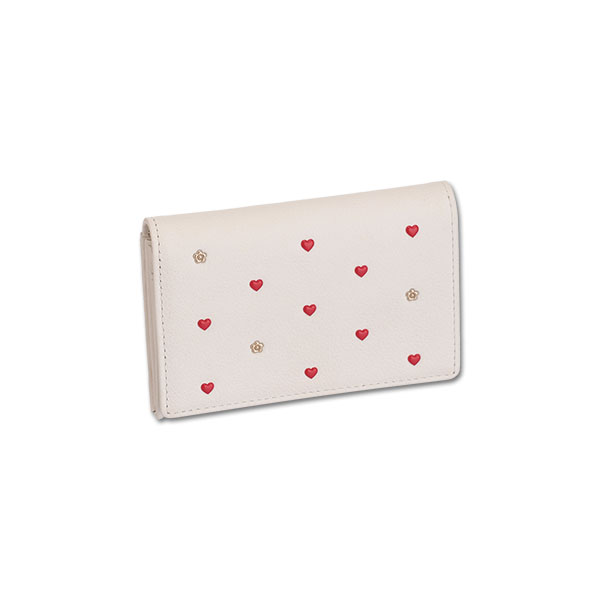 ハートフロート カードケース（ホワイト）