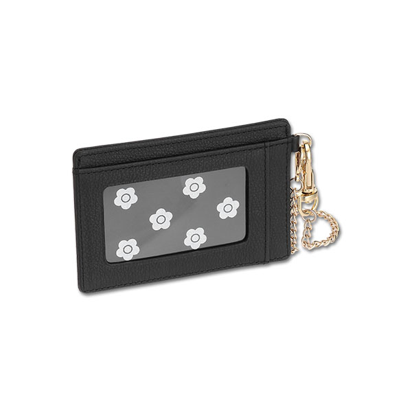ハートフロート シングルパスケース（ブラック）