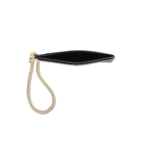 ハートフロート シングルパスケース（ブラック）