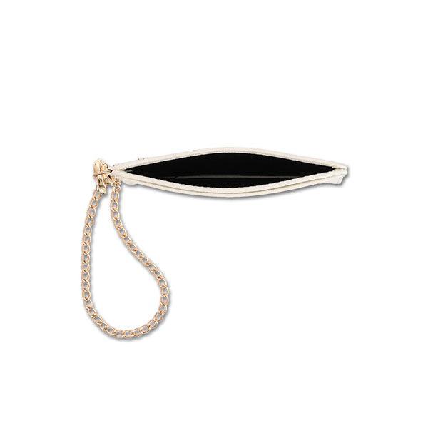 ハートフロート シングルパスケース（ホワイト）