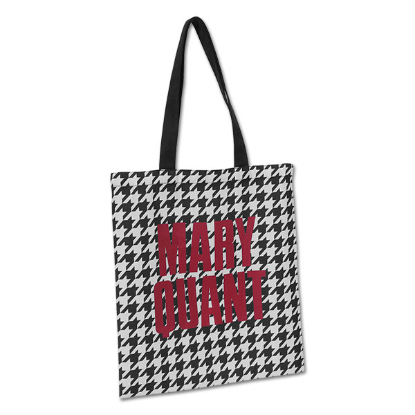 ポリキャンバスロゴ トート（ブラック×ホワイト）