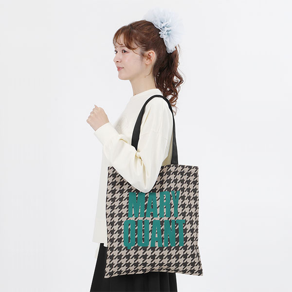 ポリキャンバスロゴ トート（ベージュ）