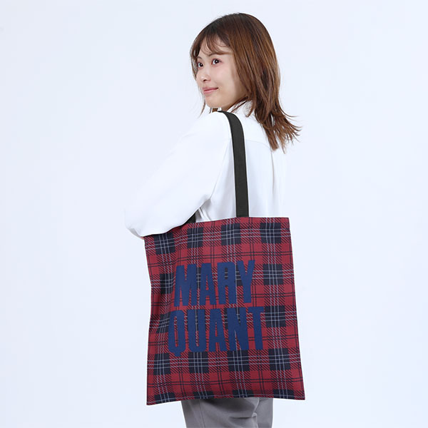 ポリキャンバスロゴ トート（レッド）