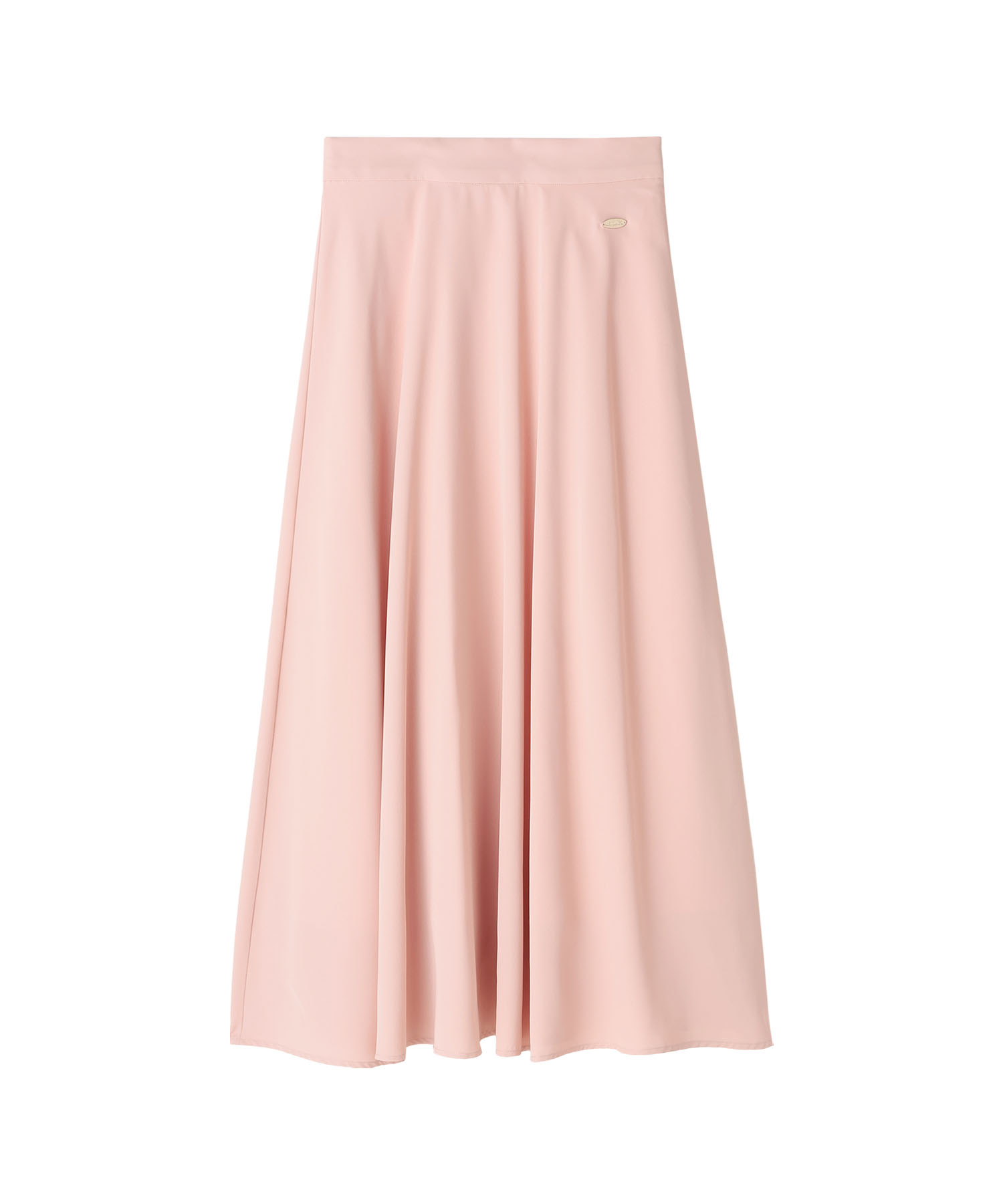 ミモレ丈フレア スカート（ピンク）