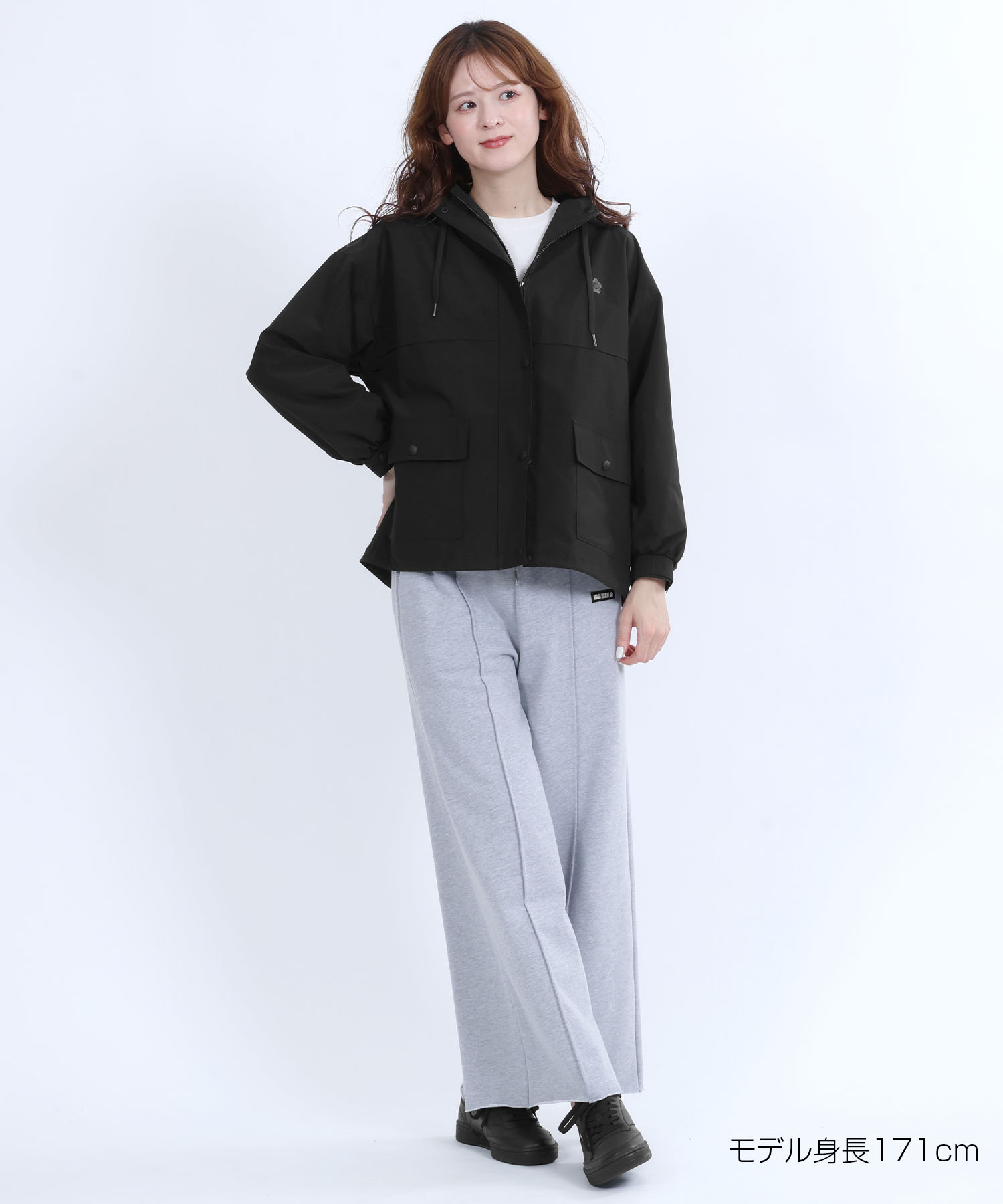 マウンテンパーカ ブルゾン（ブラック）