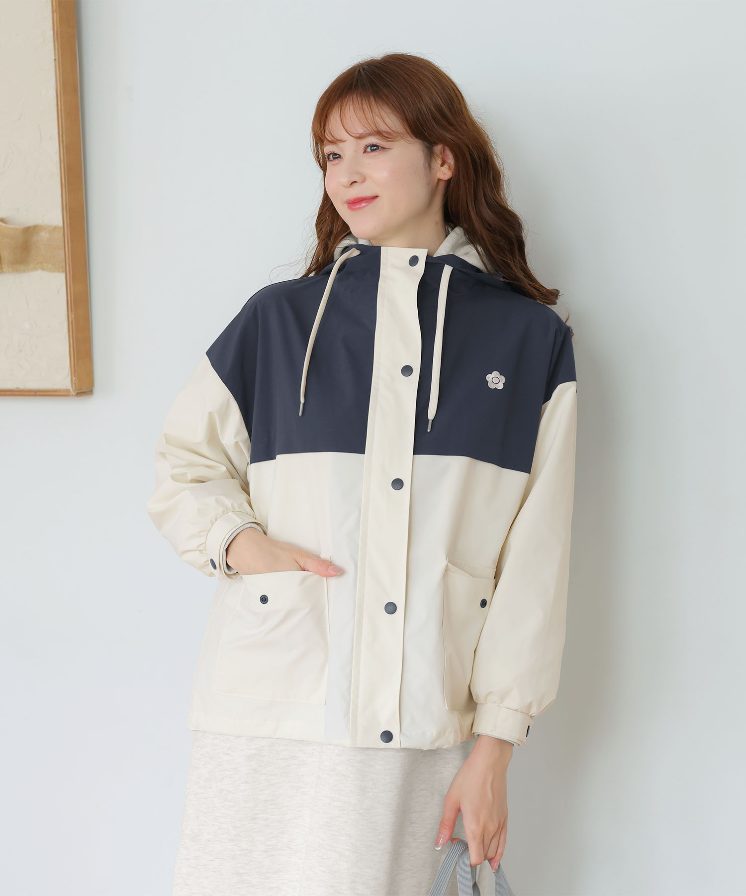 マウンテンパーカ ブルゾン（ネイビー）