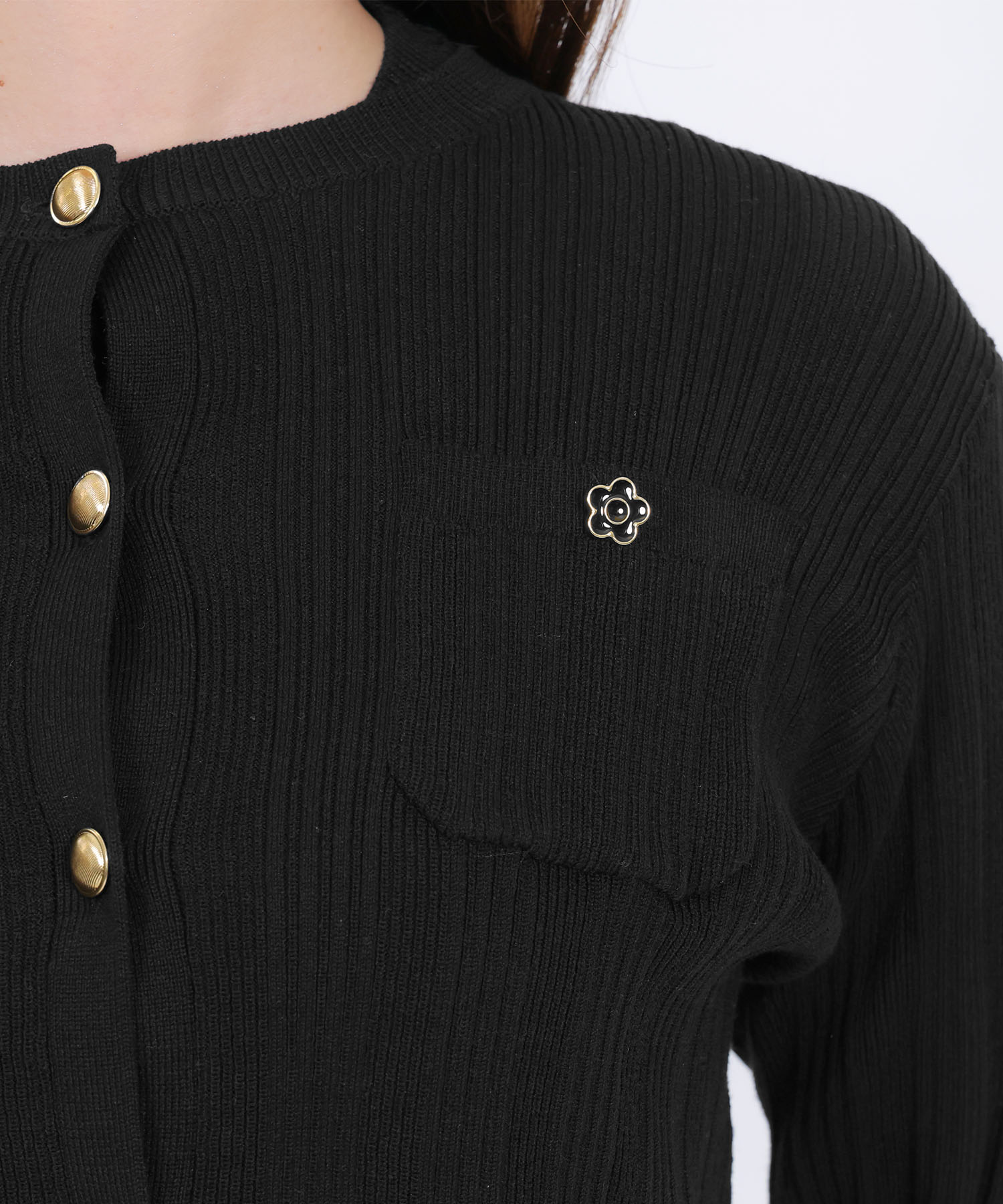 ゴールドボタン アンサンブル（ブラック）