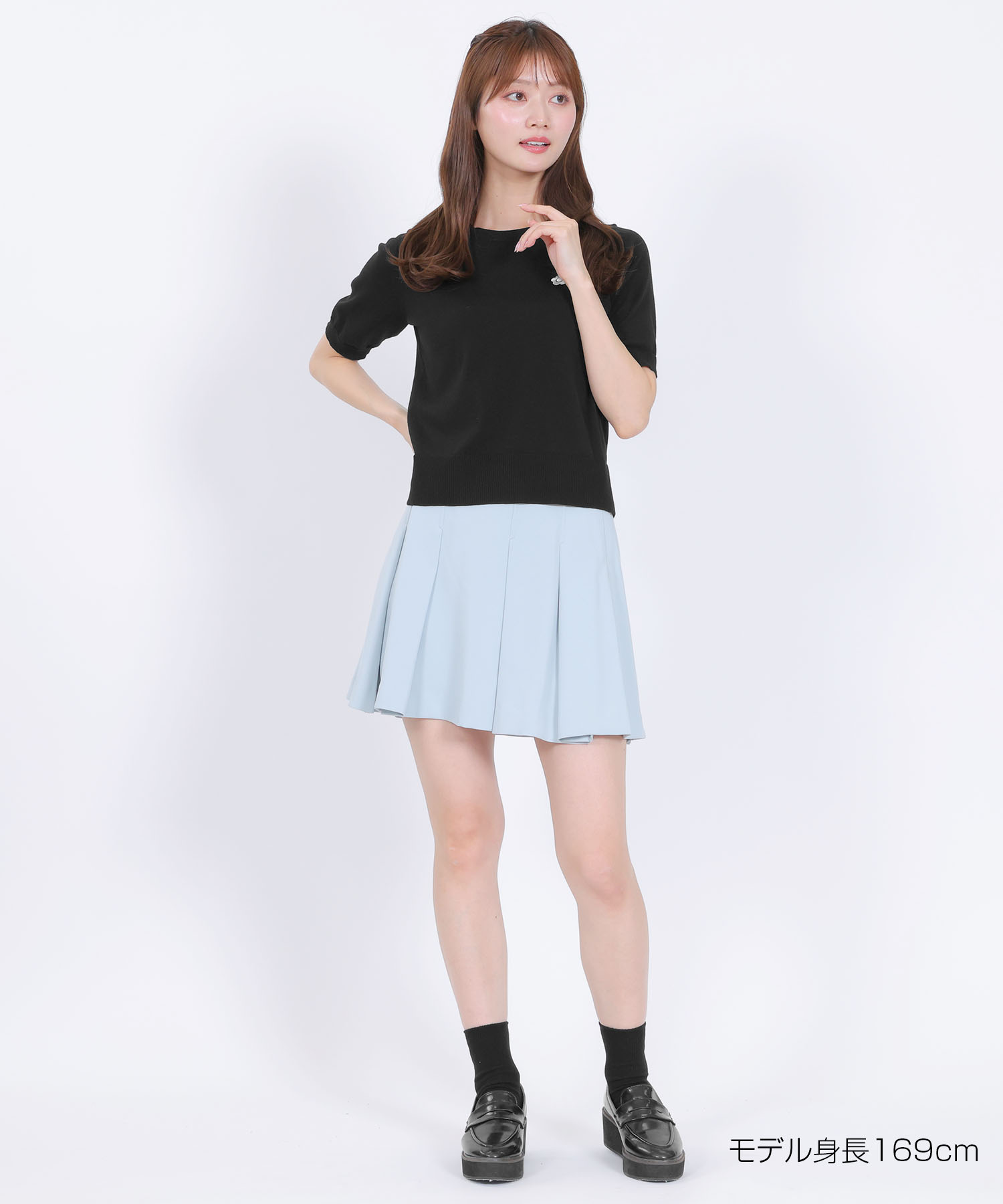 ゴールドボタン アンサンブル（ブラック）