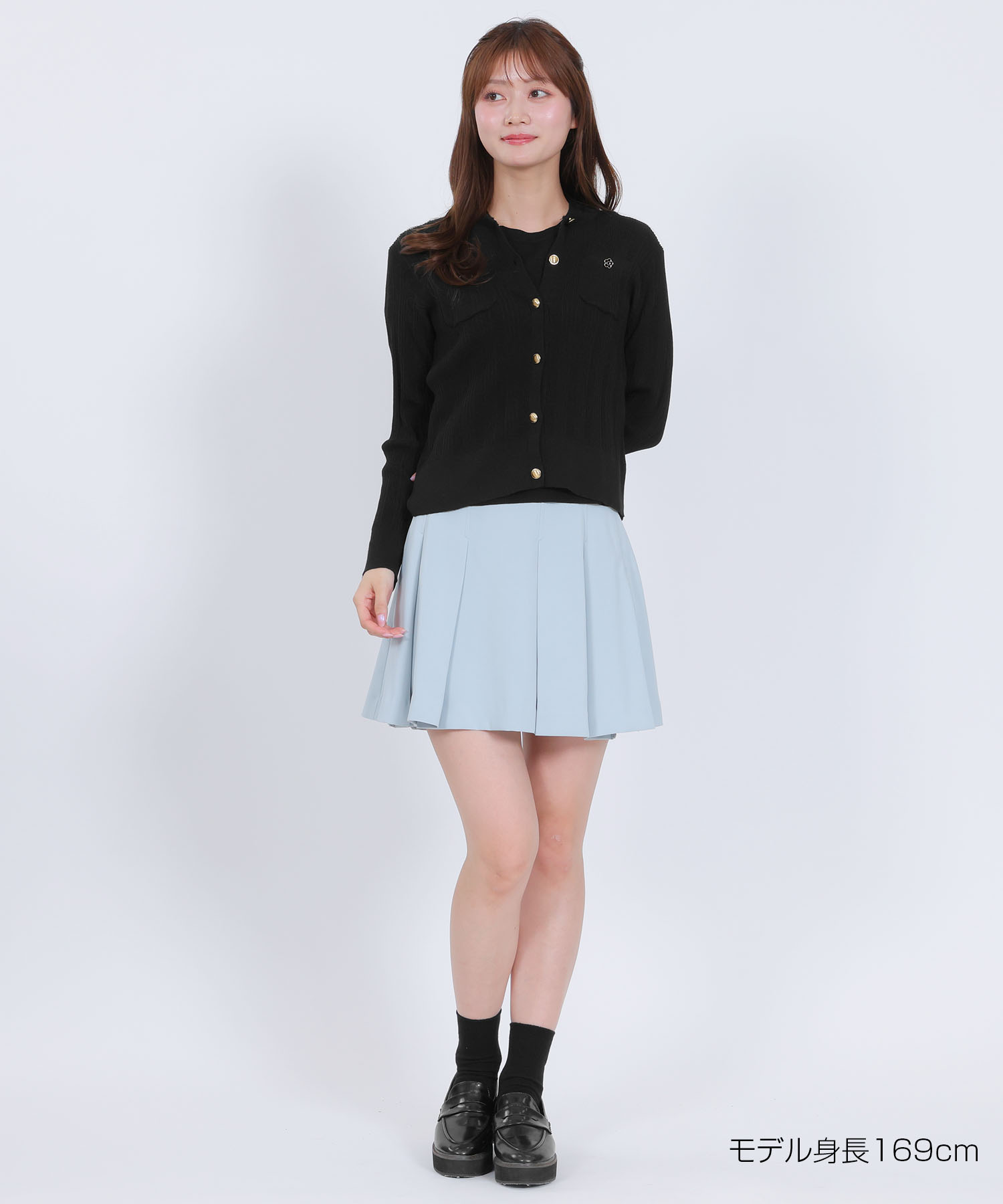 ゴールドボタン アンサンブル（ブラック）