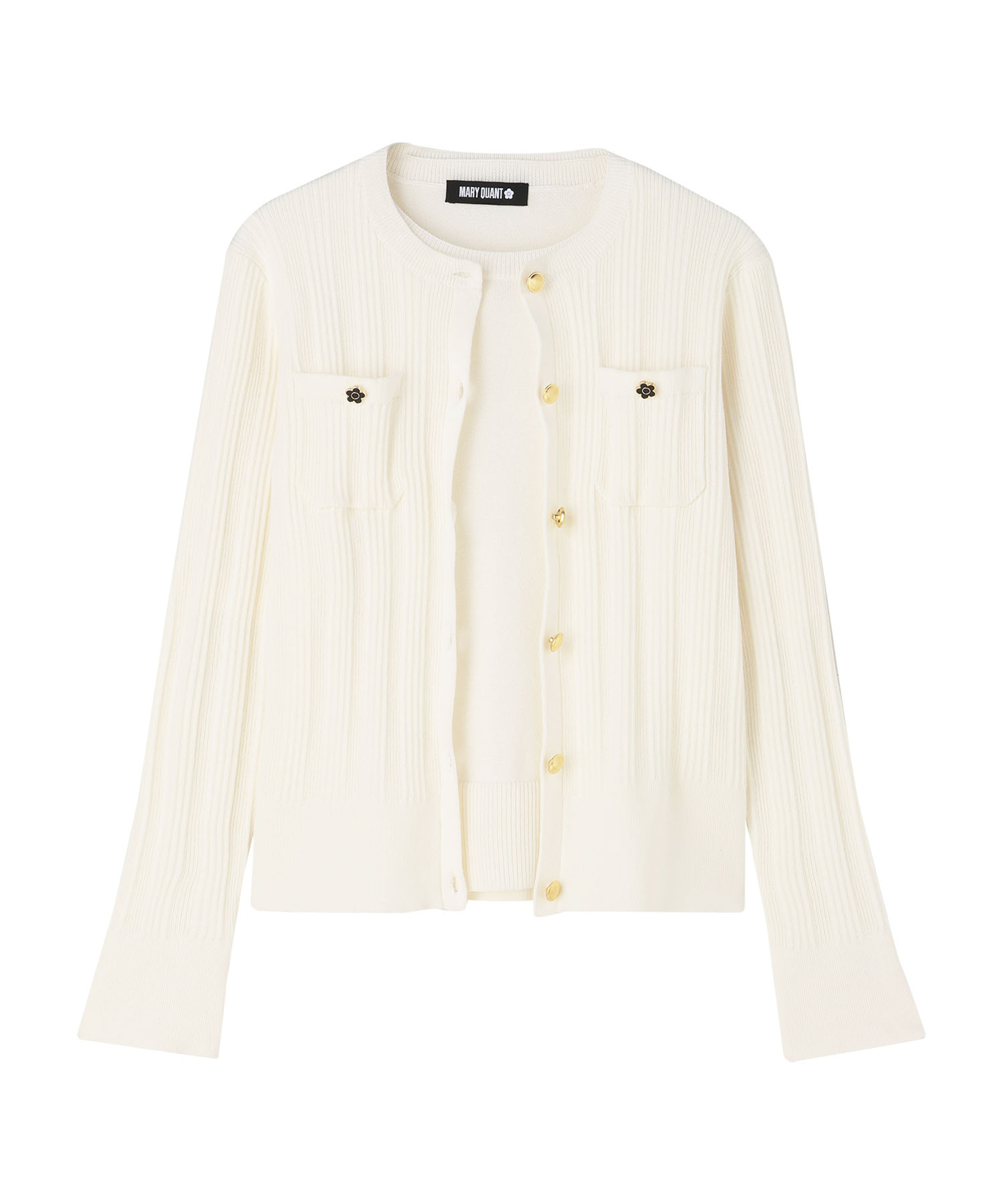 ゴールドボタン アンサンブル（ホワイト）