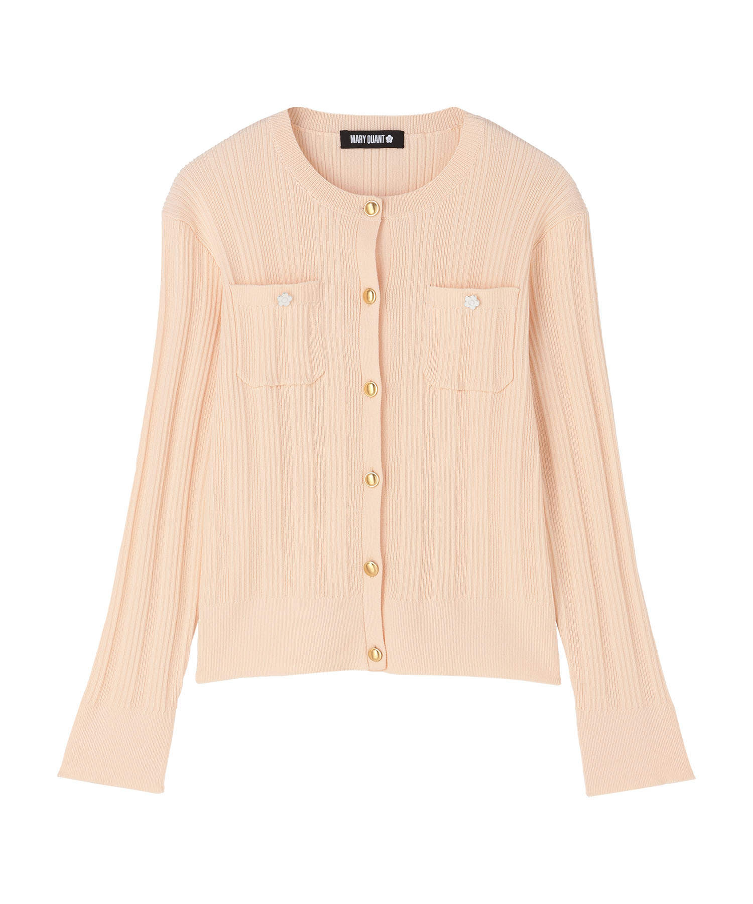 ゴールドボタン アンサンブル（コーラルピンク）