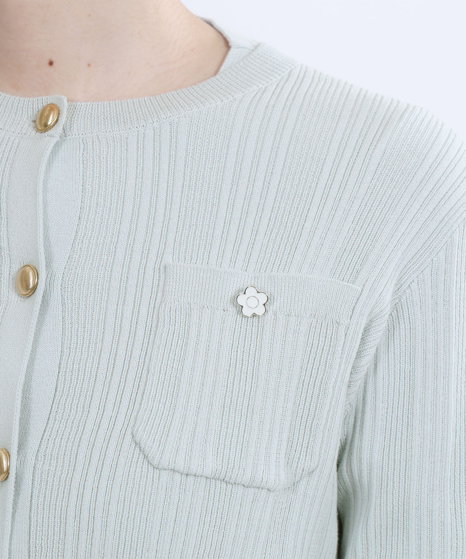 ゴールドボタン アンサンブル（ブルー）