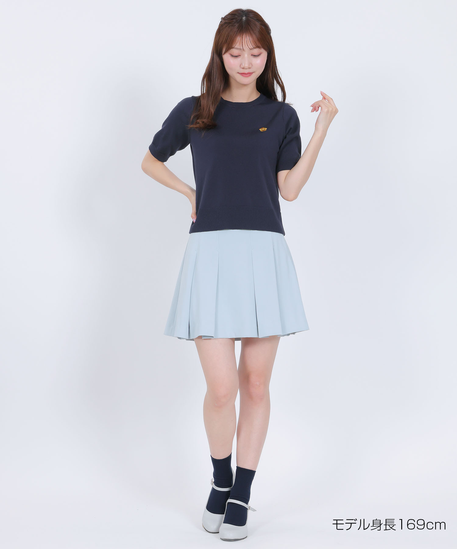 ゴールドボタン アンサンブル（ネイビー）