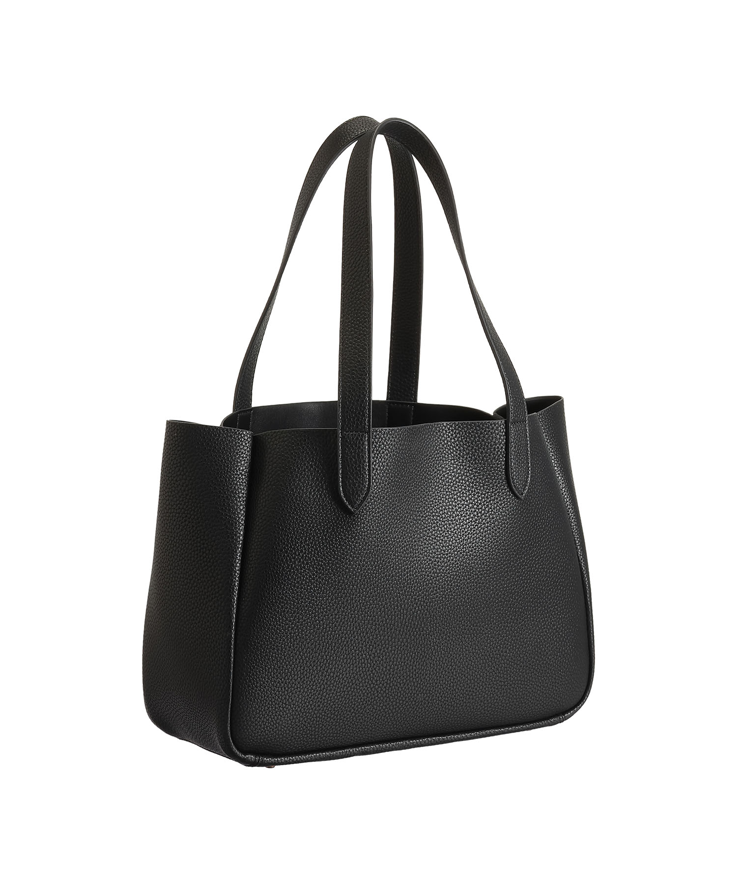 シュリンクWフェイス トート（ブラック）