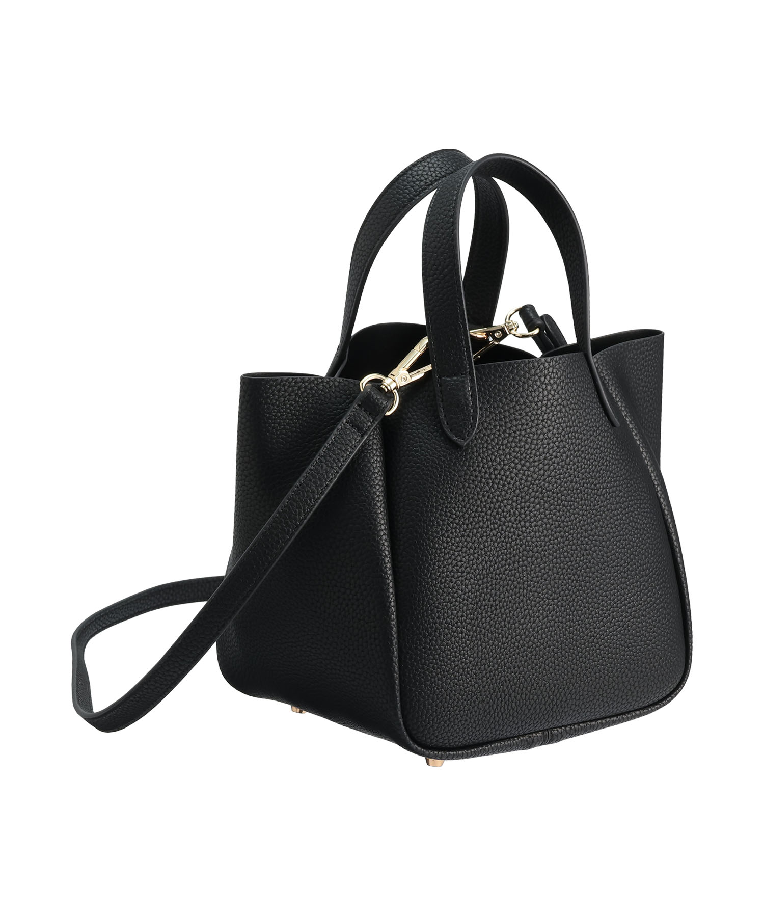 シュリンクWフェイス 2WAYミニトート（ブラック）