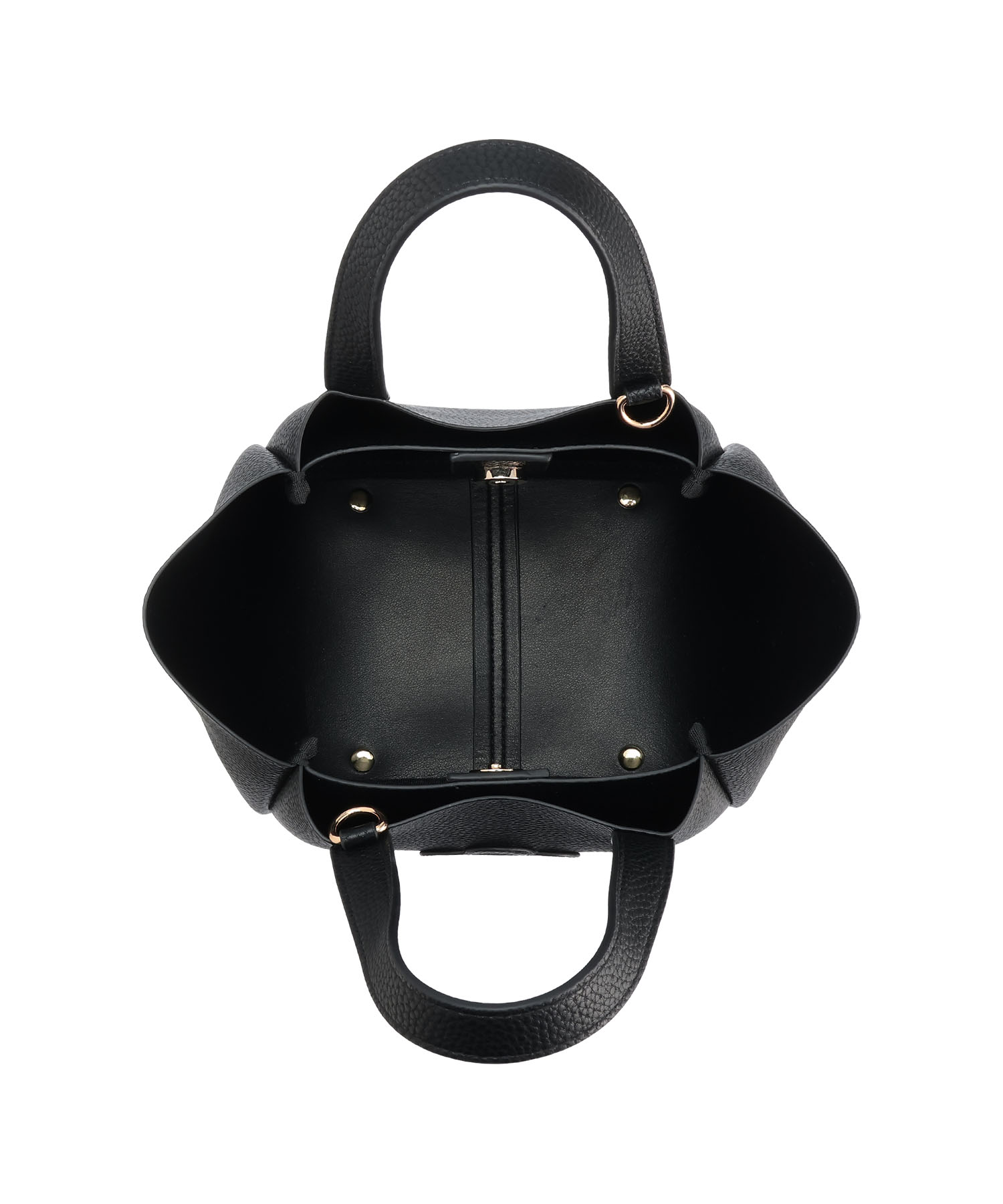 シュリンクWフェイス 2WAYミニトート（ブラック）