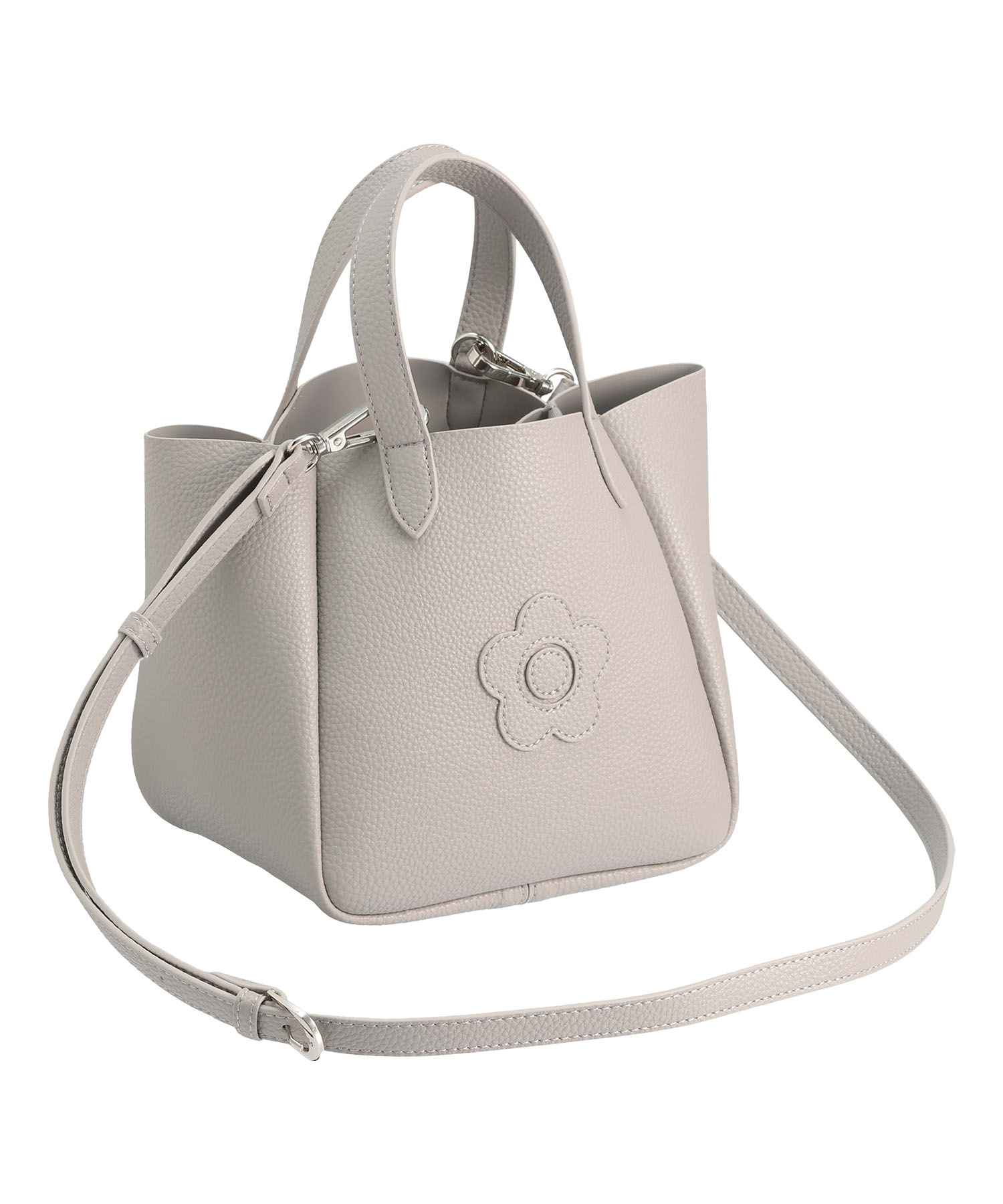 シュリンクWフェイス 2WAYミニトート（グレー）