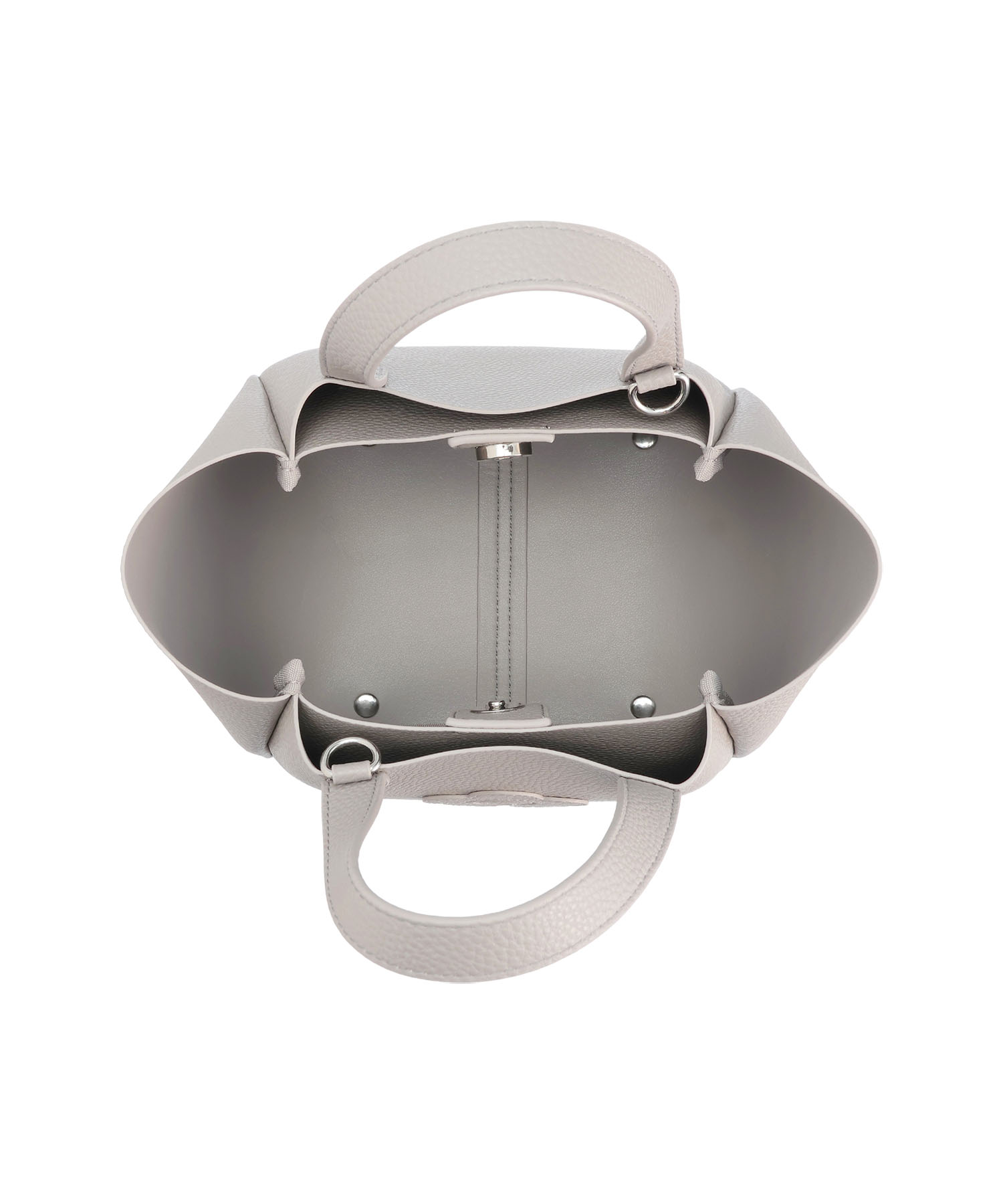 シュリンクWフェイス 2WAYミニトート（グレー）