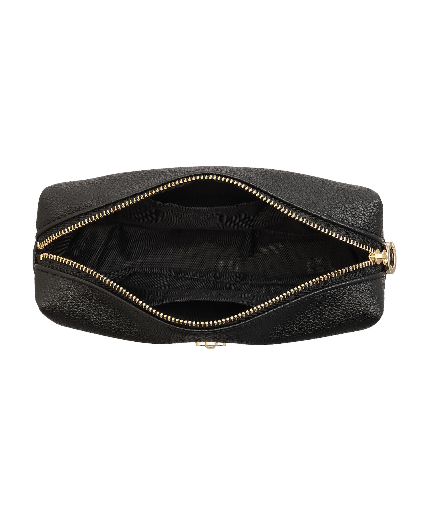 ビジューデイジー スクエアペンケース（ブラック）