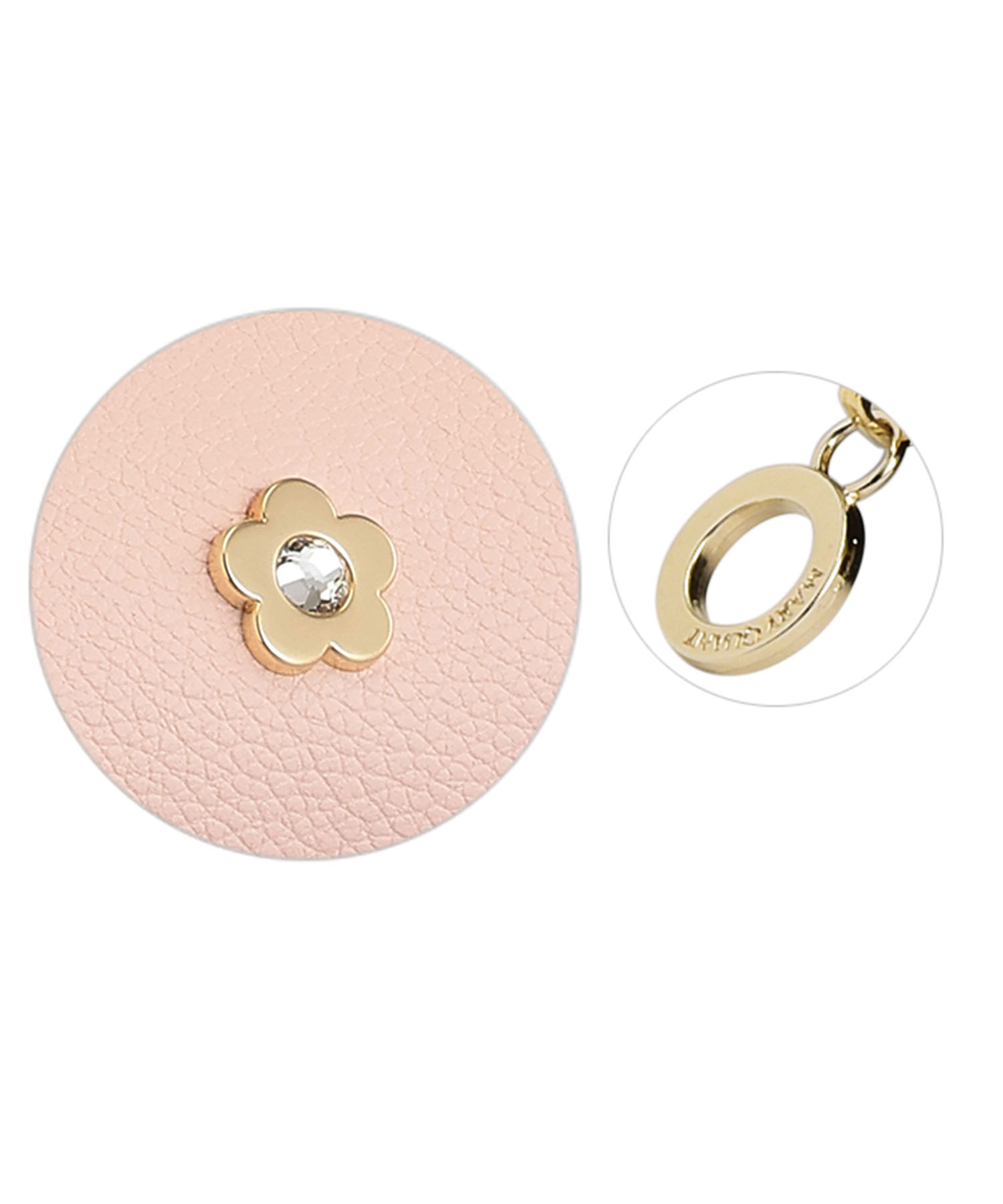 ビジューデイジー スクエアペンケース（ピンク）