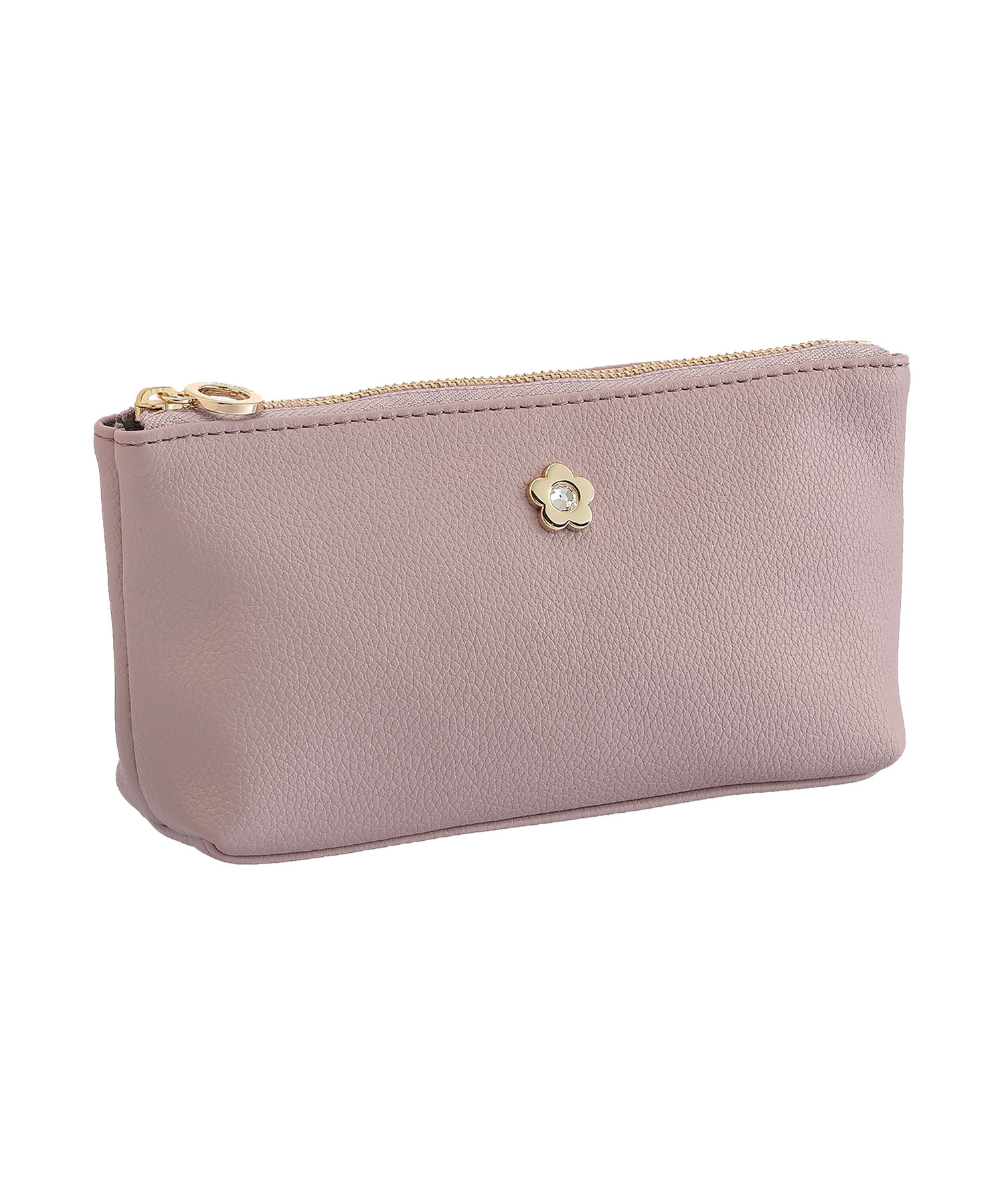 ビジューデイジー 舟型ペンケース（パープル）