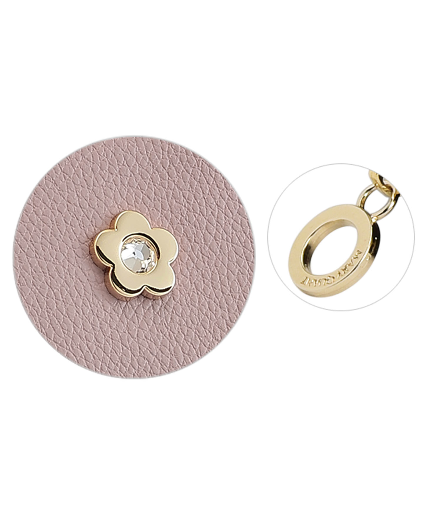 ビジューデイジー 舟型ペンケース（パープル）