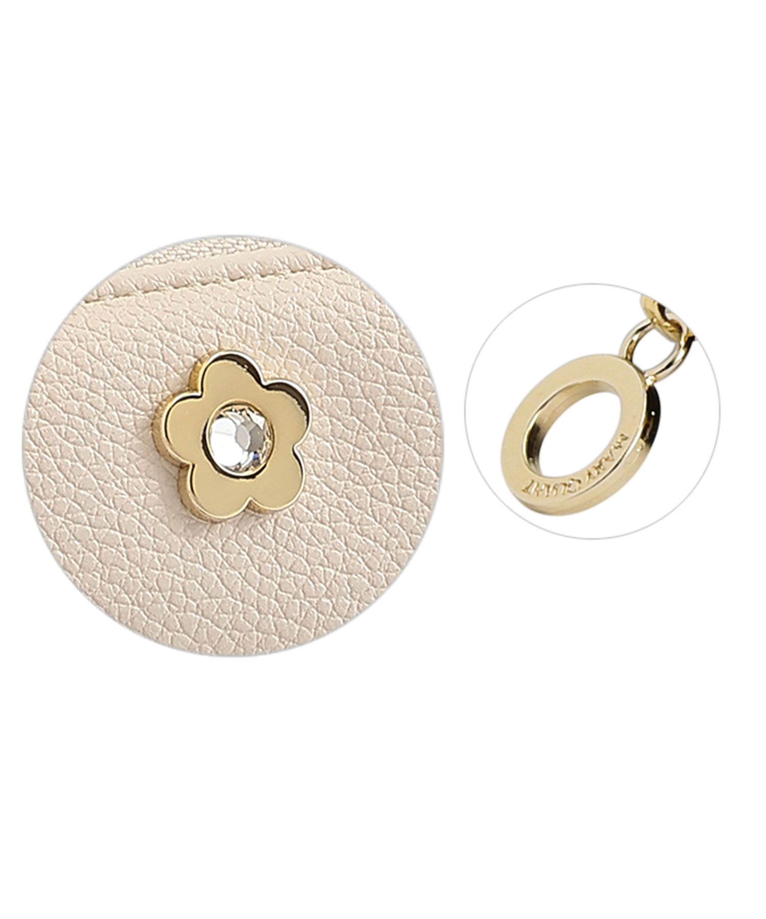 ビジューデイジー ペンケースS（アイボリー）