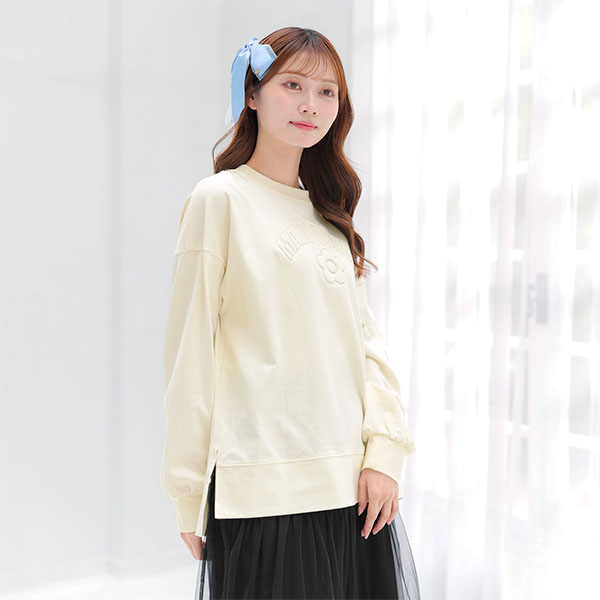 キルトロゴ プルオーバー（アイボリー）