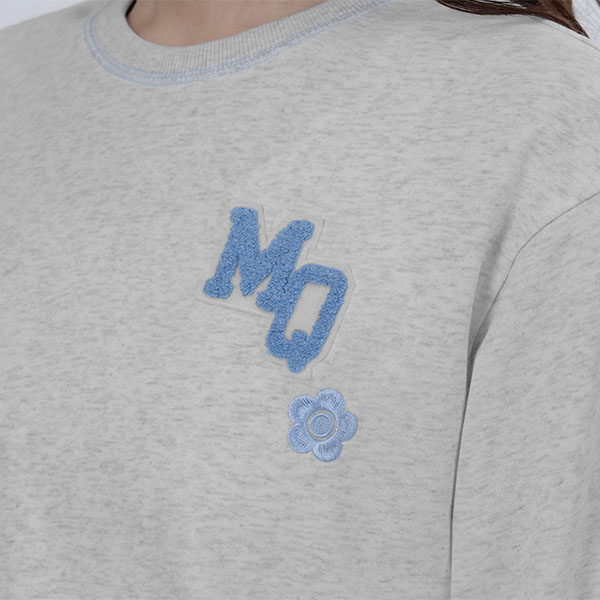 ベースボールデザイン プルオーバー（グレー）