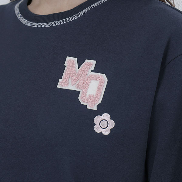 ベースボールデザイン プルオーバー（ネイビー）