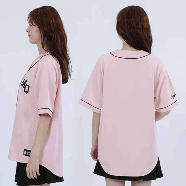 ベースボールデザイン シャツ（ピンク）