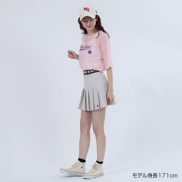 ベースボールロゴメッシュ Tシャツ（ピンク）