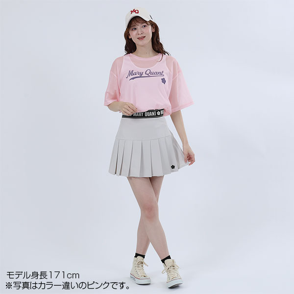 ベースボールロゴメッシュ Tシャツ（ミント）