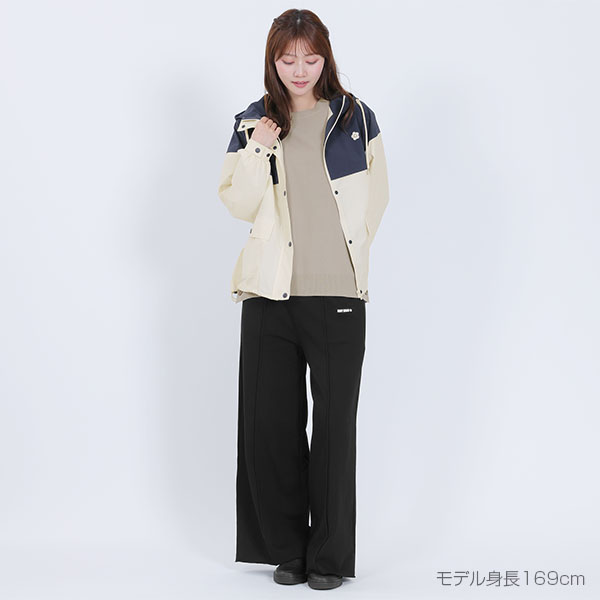 サイドボタンニット プルオーバー（グレージュ）