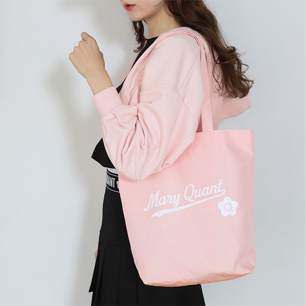 ベースボールロゴ トート（ピンク）