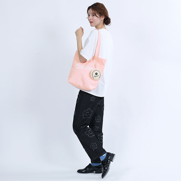 ベースボールロゴ トート（ピンク）