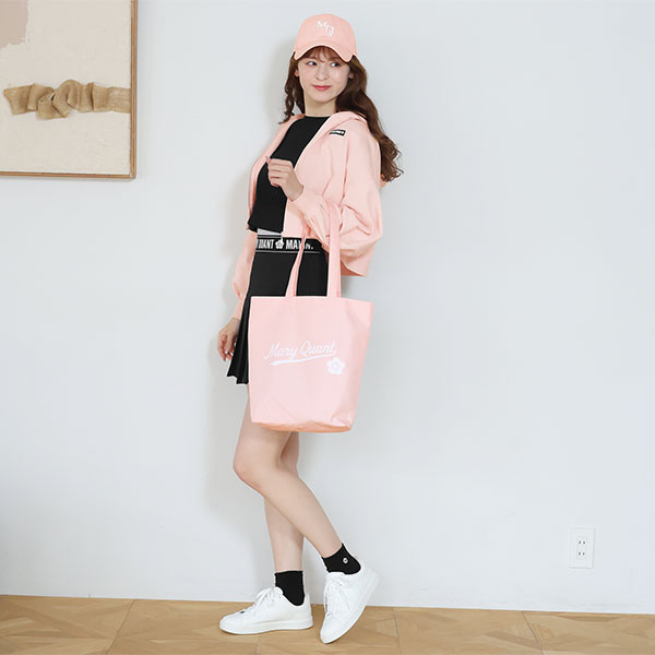 ベースボールロゴ トート（ピンク）