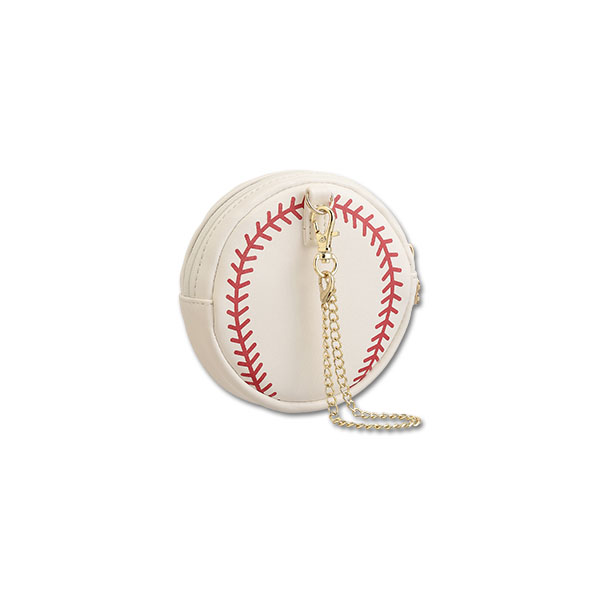 ベースボール ダイカットポーチ（ホワイト）