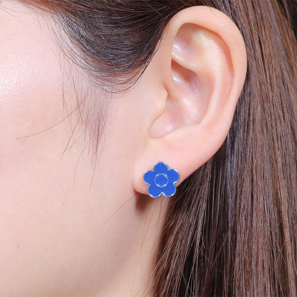 カラフルエポ ピアス（ブルー）
