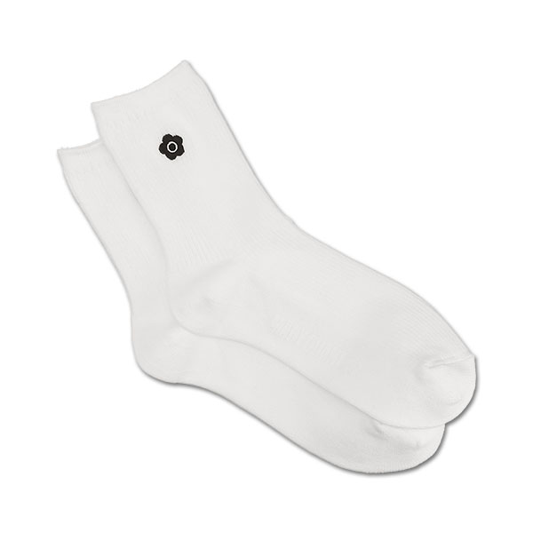 ベーシックリブ ソックス（ホワイト）