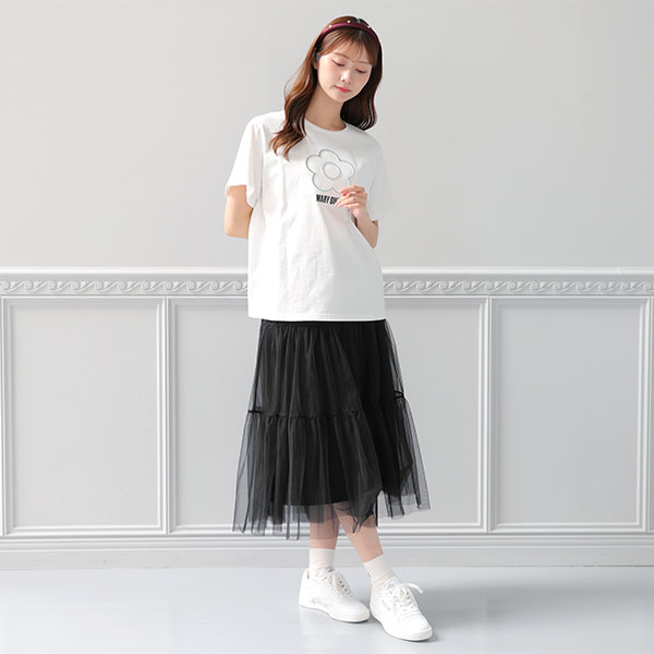 ベーシックリブ ソックス（ホワイト）