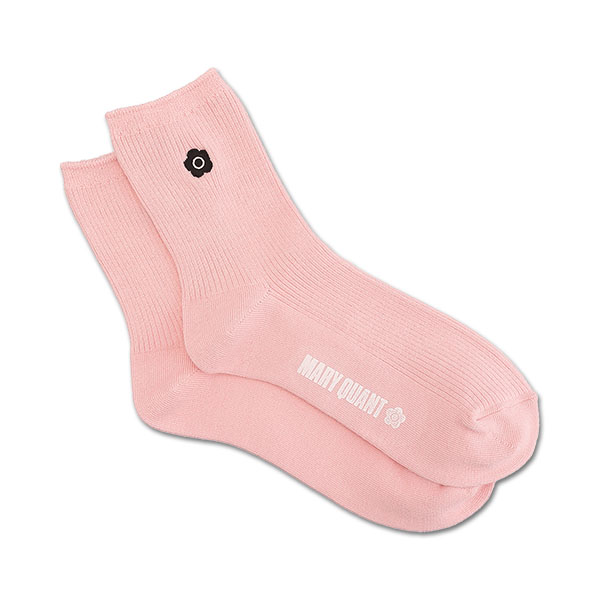 ベーシックリブ ソックス（ピンク）