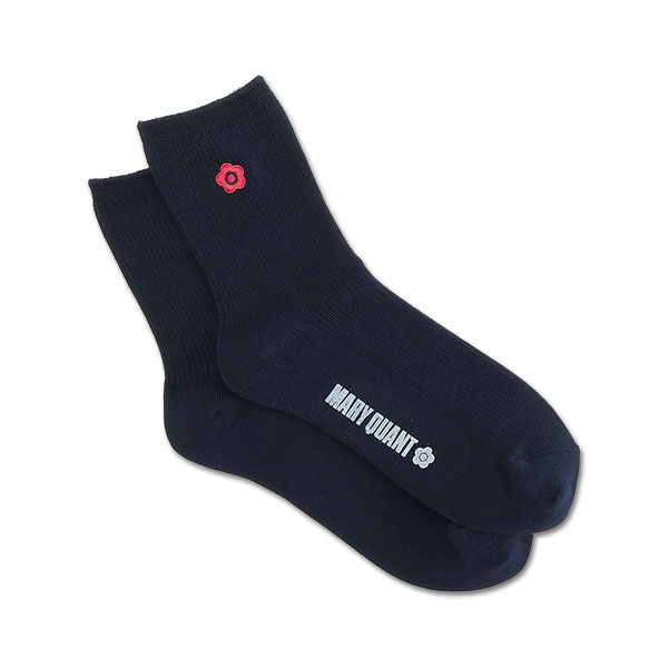 ベーシックリブ ソックス（ネイビー）