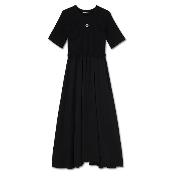 ドッキング ワンピース（ブラック）