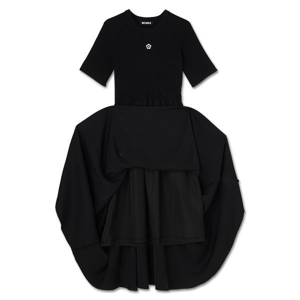ドッキング ワンピース（ブラック）
